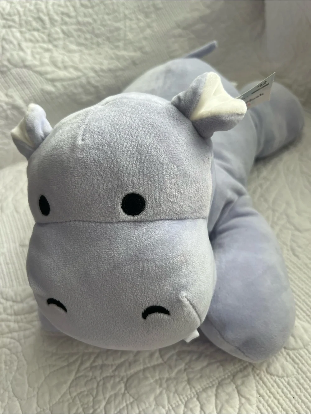 Weighted (2.43LBS) Hippo Stuffed Animals, Comfort Hippopotamus Plush.